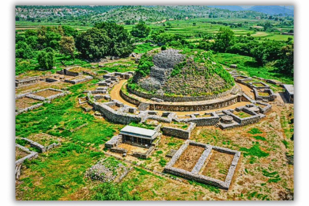 Taxila Pakistan – ancient Buddhist archaeological site.