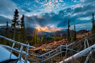 Ramadan Northern Areas Tour 2026 scenic sunset view of Hunza Valley mountains in Pakistan