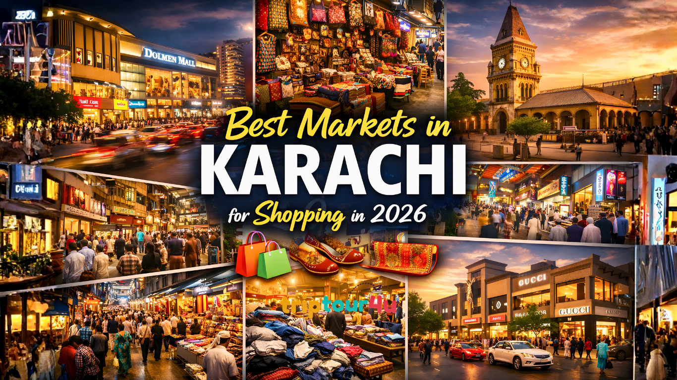 Best markets in Karachi for shopping, including Tariq Road, Zainab Market, Empress Market, and modern malls in 2026.