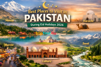 Best places to visit in Pakistan during Eid Holidays 2026, including Hunza, Skardu, Swat, Murree, Lahore, and Karachi.